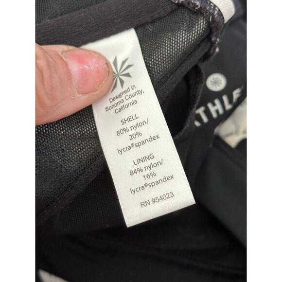 Athleta Women's Black White Floral Print Swim Bikini Top & Bottom Size Large - Picture 5 of 9